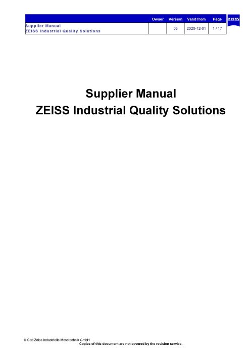 Preview image of IQS-Supplier Manual EN