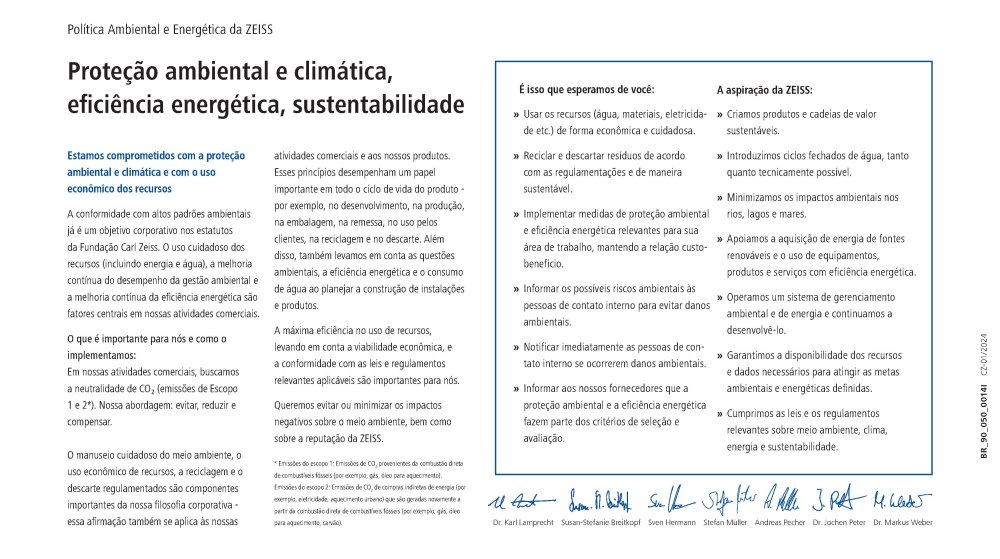 Preview image of ZEISS Environmental Policy BR