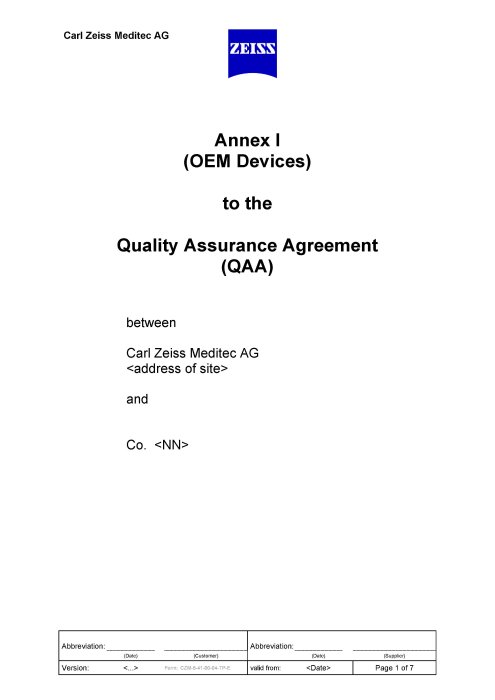 Preview image of Annex QAA OEM Devices