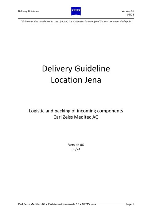 Preview image of Delivery Guideline Location Jena