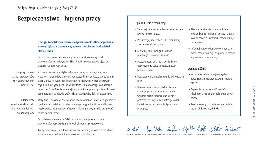 Vorschaubild von ZEISS OHS Policy PL