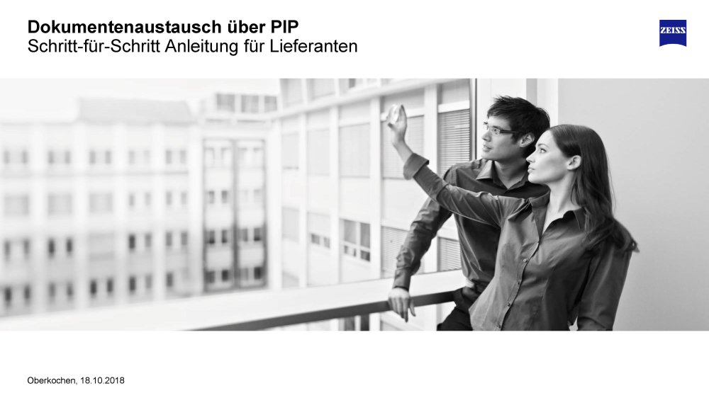 Vorschaubild von PIP – Dokumentenaustausch