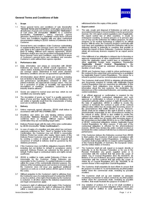 Förhandsbild av General Terms and Conditions of Sale (Sweden)