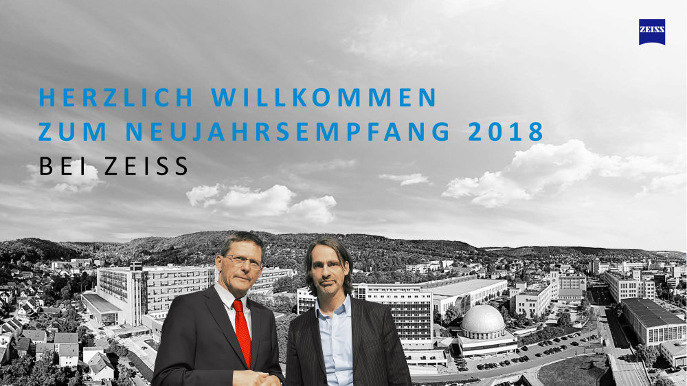 Vorschaubild von Neujahrsempfang 2018 bei ZEISS in Jena