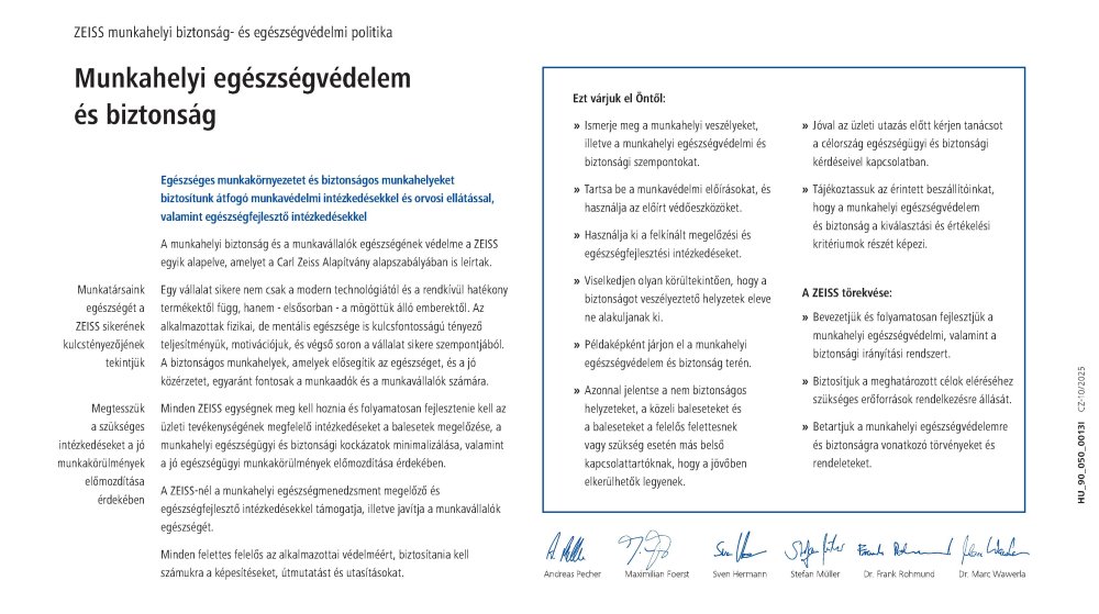 Preview image of ZEISS OHS Policy HU