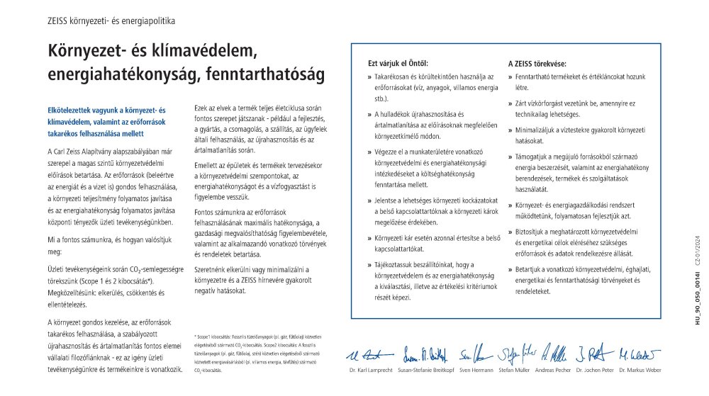 Preview image of ZEISS Environmental Policy HU