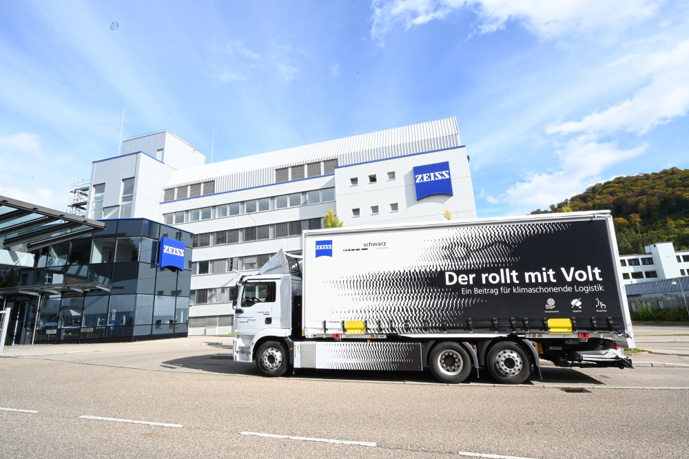 Vorschaubild von Pilotprojekt E-LKW bei ZEISS