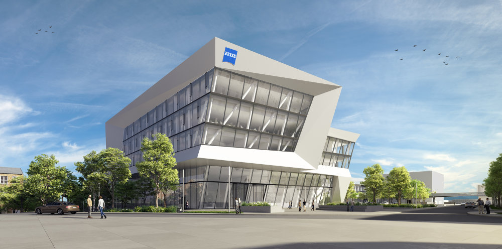Vorschaubild von Neuer Hightech-Standort in Jena, Eingang (erster Bauabschnitt)