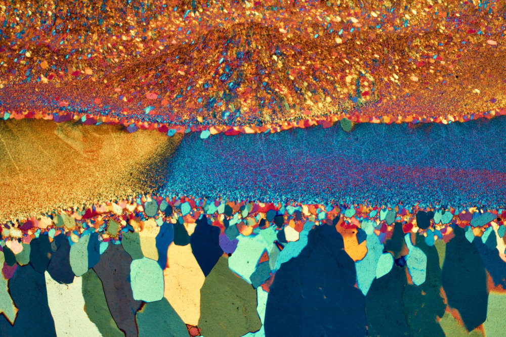 Preview image of 3rd place: Thin section of an agate from Brazil