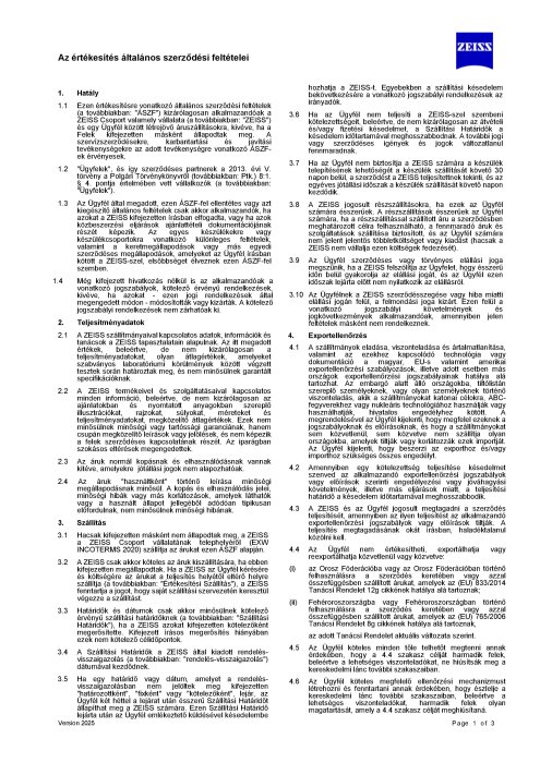 Az értékesítés általános szerződési feltételei előnézeti képe