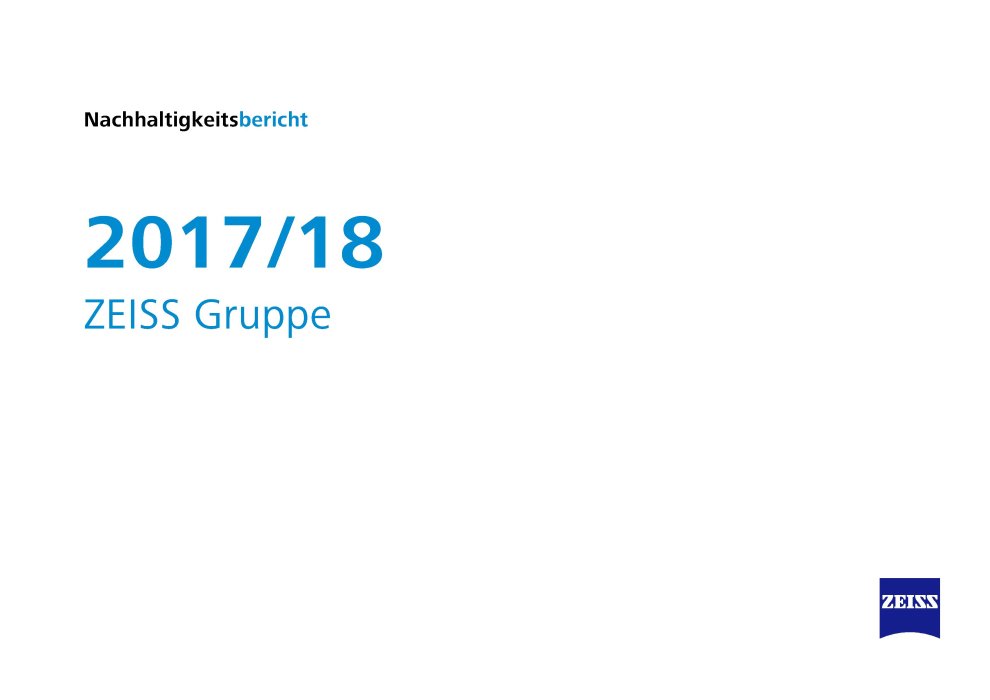 Vorschaubild von Nachhaltigkeitsbericht 2017/18 Deutsch