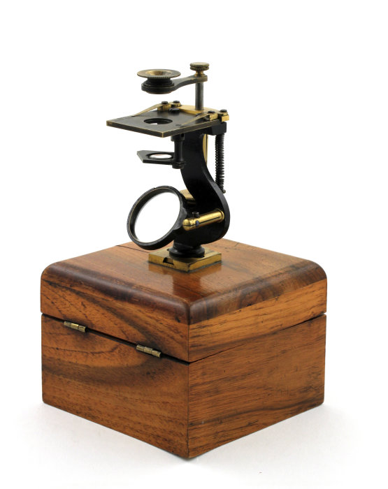Preview image of Early simple microscope, as Carl Zeiss produced it from 1847 onward