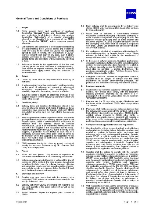 Forhåndsvisning af General Terms and Conditions of Purchase (Germany)