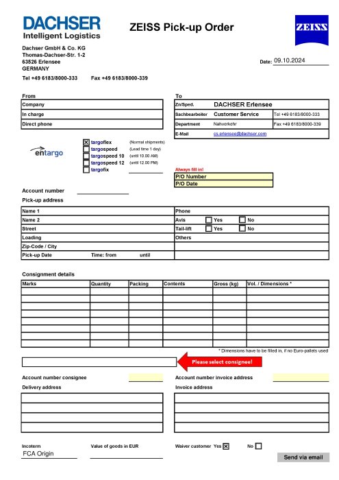 Preview image of Pickup order Wetzlar