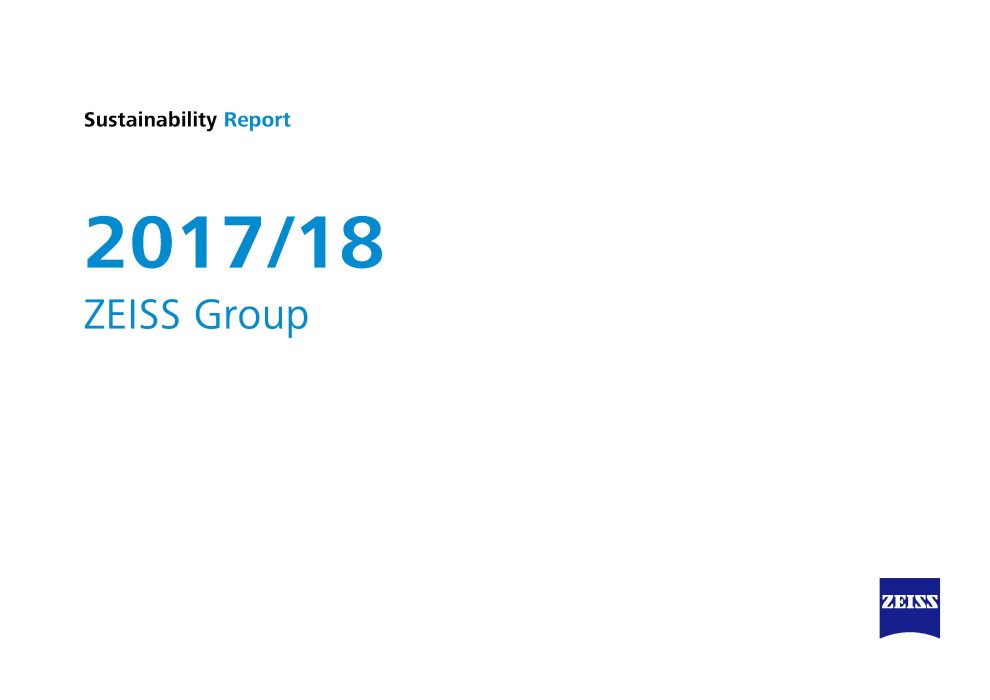 Preview image of Sustainability Report 2017/18 English