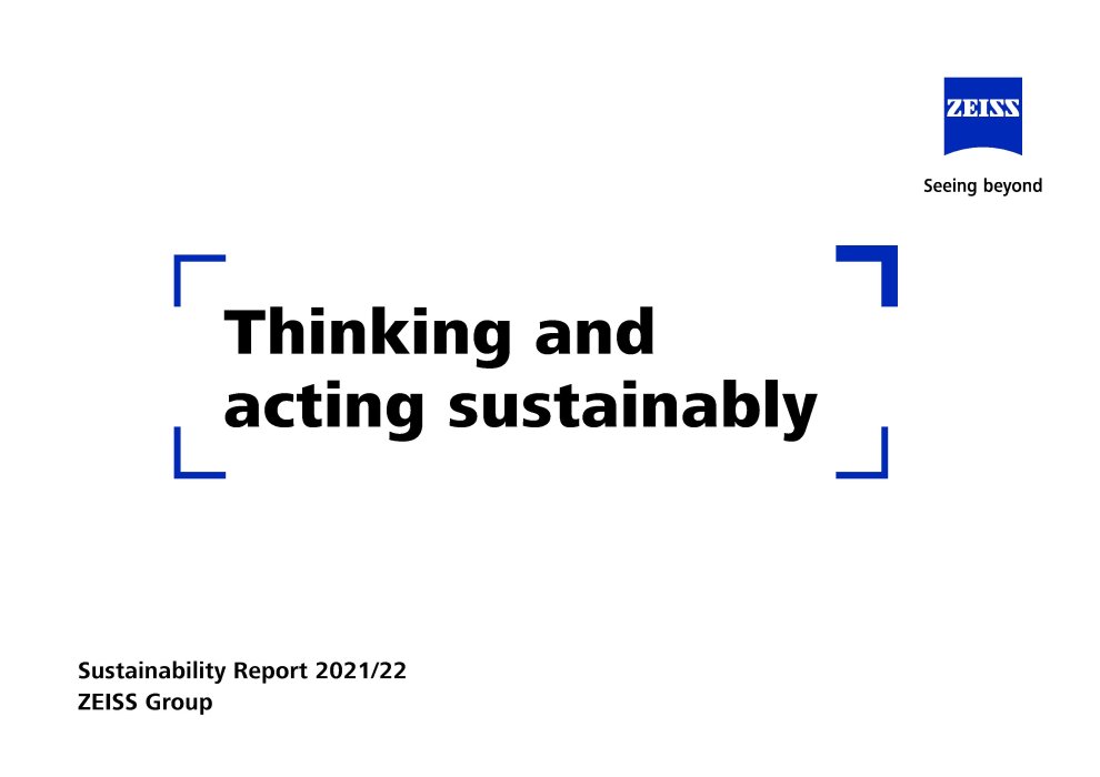 Preview image of Sustainability Report 2021/22 English