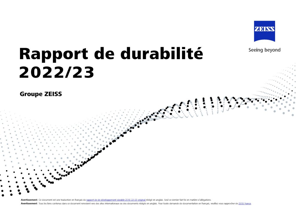Image d’aperçu de Rapport de durabilité 2022/23 [France]