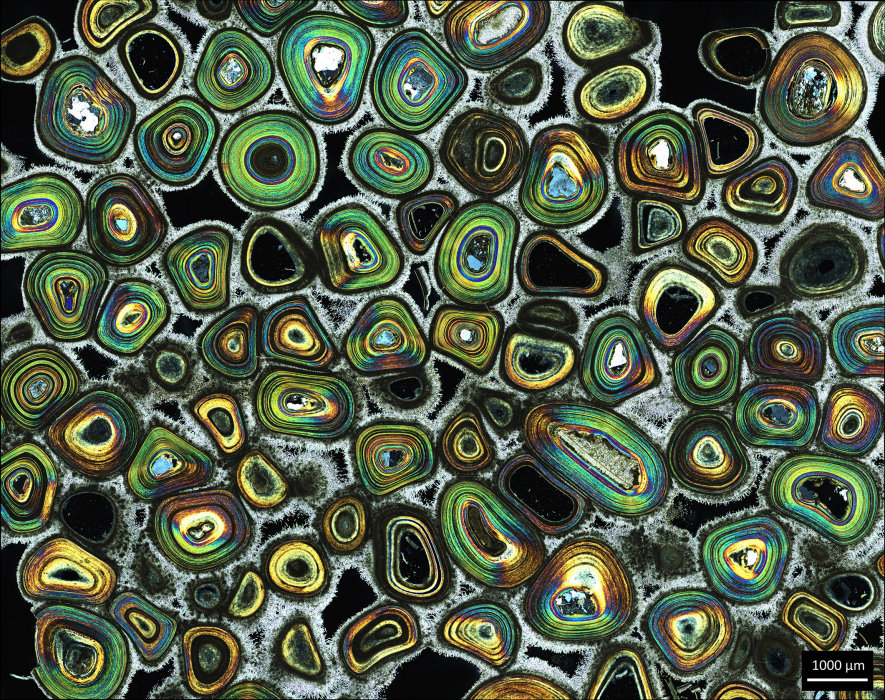 Preview image of Thin section of Karlsbader Sprudelstein