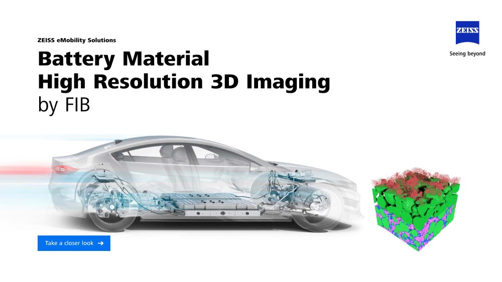 Battery Material High Resolution 3D Imaging by FIB