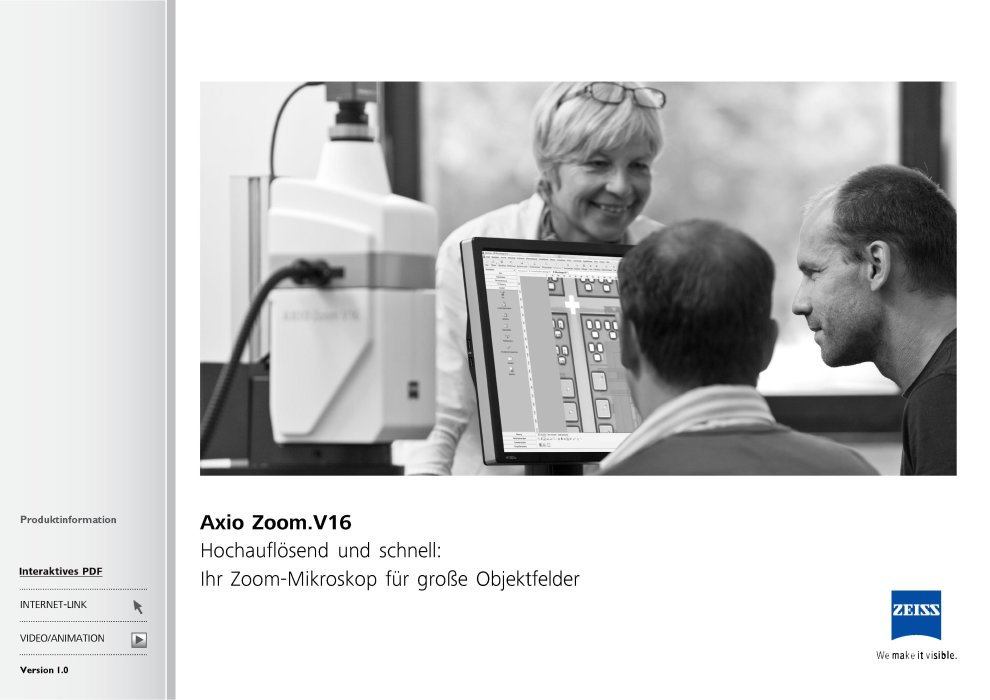 Axio Zoom.V16 Costumer presentation DE