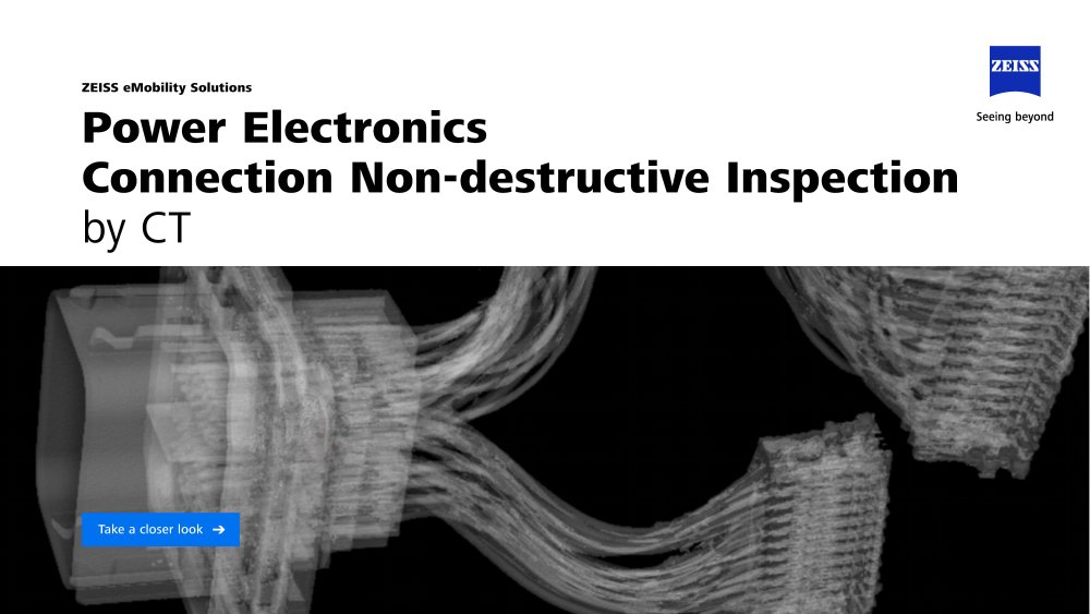 Vorschaubild von Power Electronics Connection Non-destructive Inspection by CT