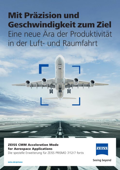 ZEISS CMM Acceleration Mode for Aero Flyer, DE