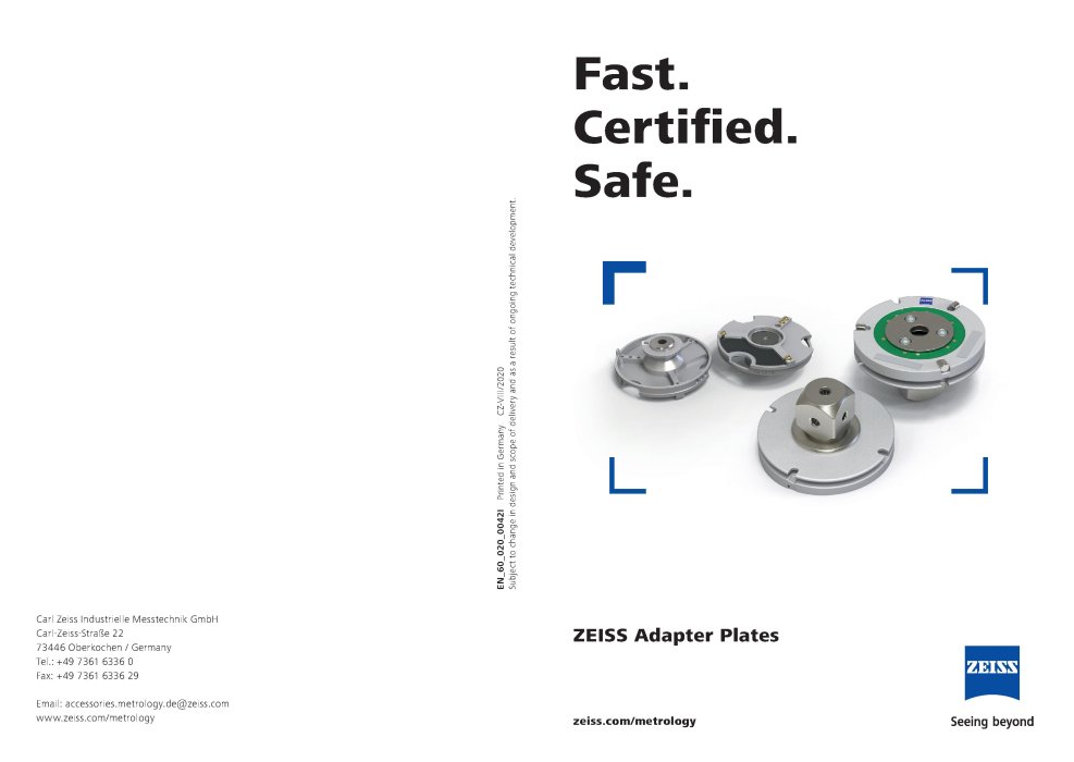 Adapter Plates Print Flyer EN