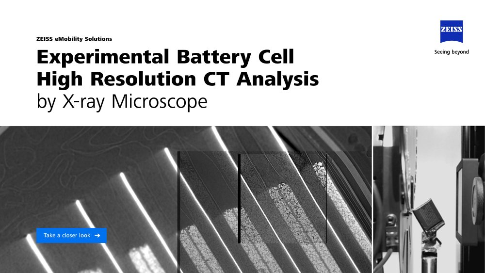 Preview image of Experimental Battery Cell High Resolution CT Analysis by X-ray Microscope