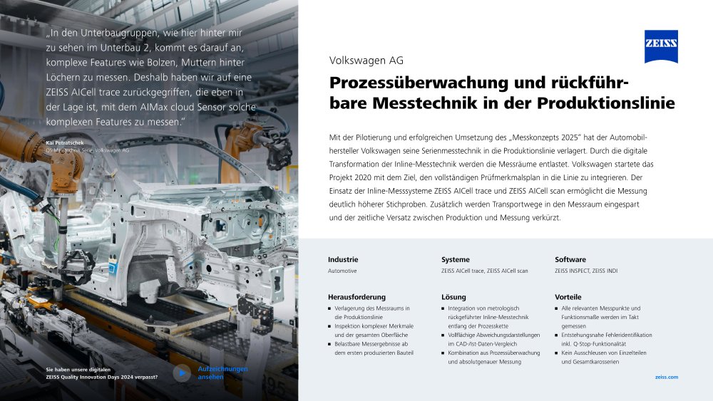 Quick Success_Automotive_VW_AICell trace_ZEISS INSPECT_DE