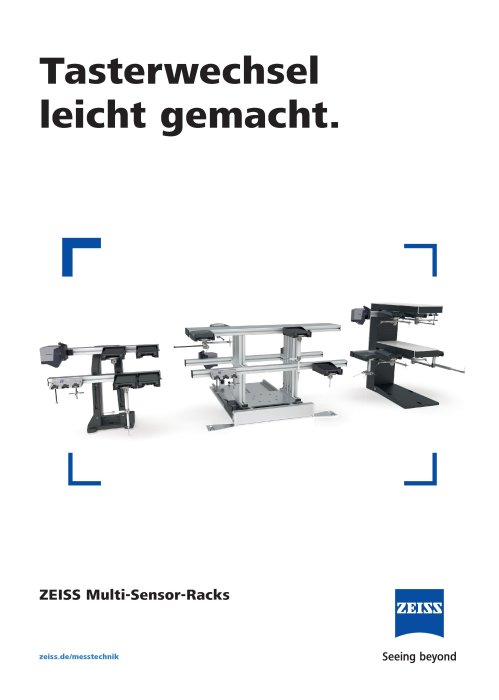 ZEISS Multi-Sensor Rack Broschüre DE