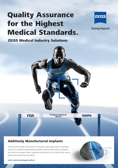 Preview image of ZEISS Medical Industry Solutions Brochure Additive Manufacturing EN