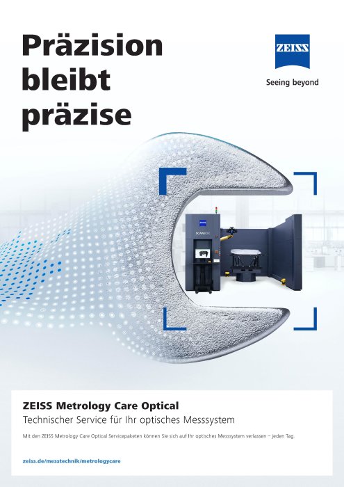 ZEISS Metrology Care Optical Broschüre DE