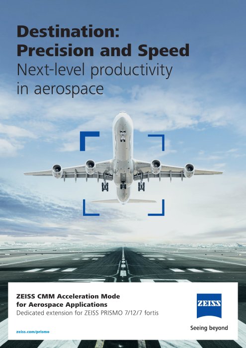 Preview image of ZEISS Acceleration Mode for Aerospace Applications Flyer, EN
