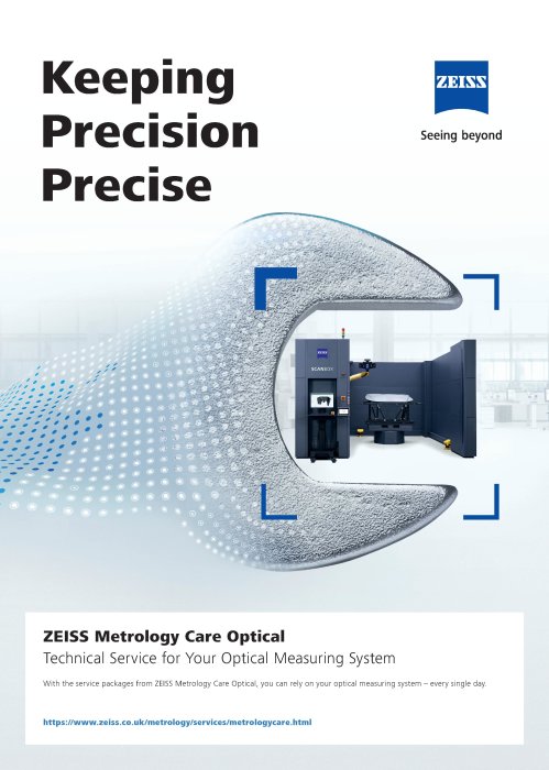 Preview image of ZEISS Metrology Care Brochure Optical EN