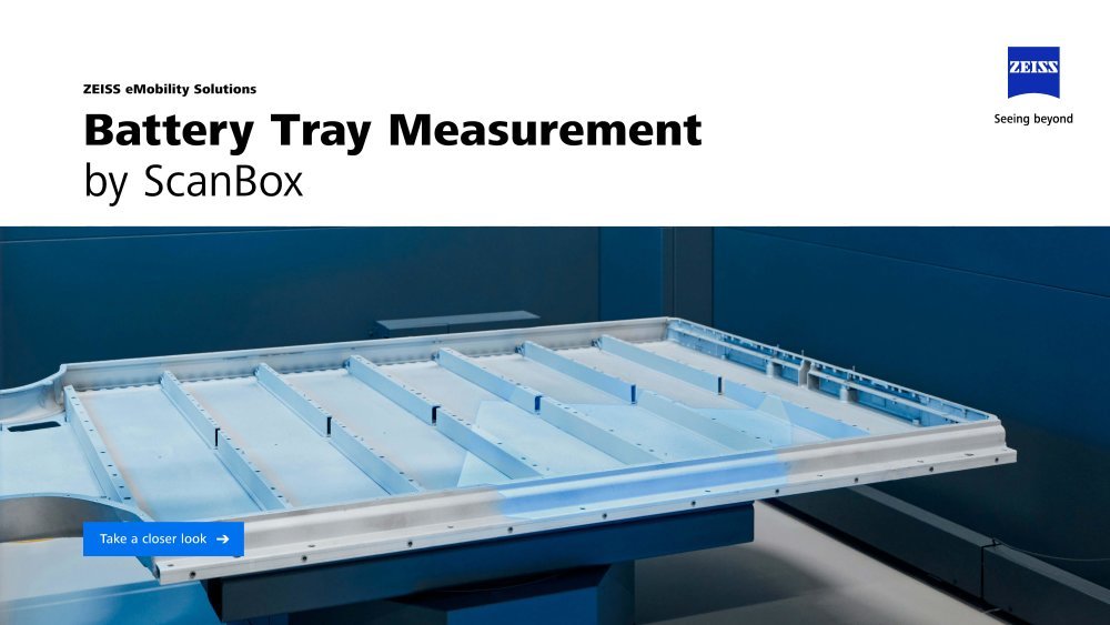 Battery Tray Measurement by ScanBox