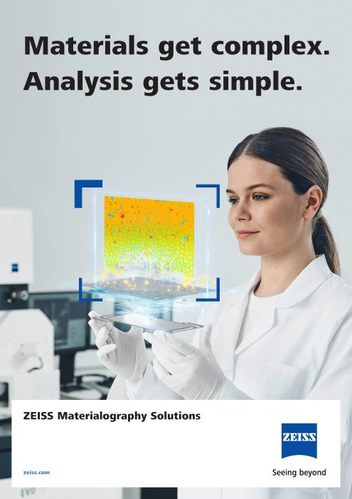 Voorbeeldafbeelding van ZEISS IMS Materialography Brochure EN 