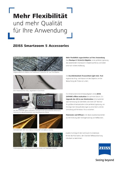 Vorschaubild von ZEISS IMS Smartzoom5 Accessories DE PDF