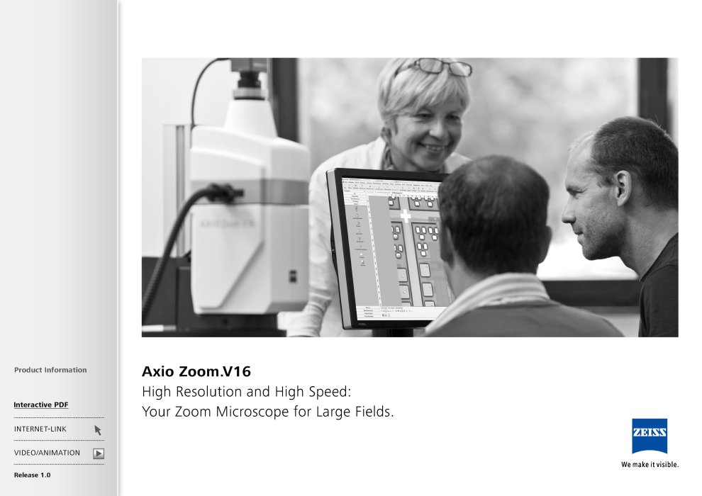 Podgląd pliku Axio Zoom.V16 product info, EN