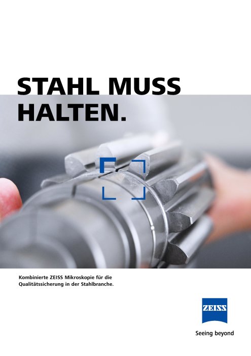 Vorschaubild von ZEISS IMS Kundenstory SPC Metallographie DE Flyer