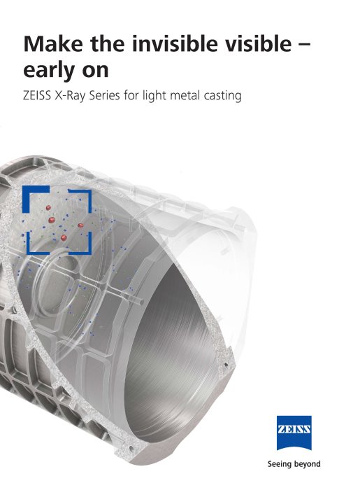 Preview image of EN, X-Ray Series for Light Metal Casting Brochure
