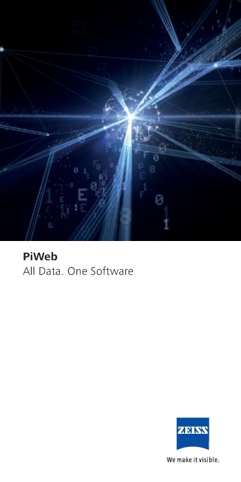 Preview image of ZEISS PiWeb Flyer, EN