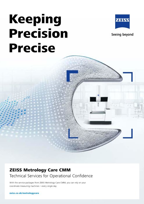 ZEISS Metrology Care Broschuere EN  이미지 미리 보기