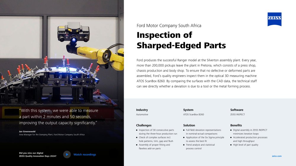Podgląd pliku Quick Success_Automotive_Ford SA_ScanBox 8_ZEISS INSPECT_EN