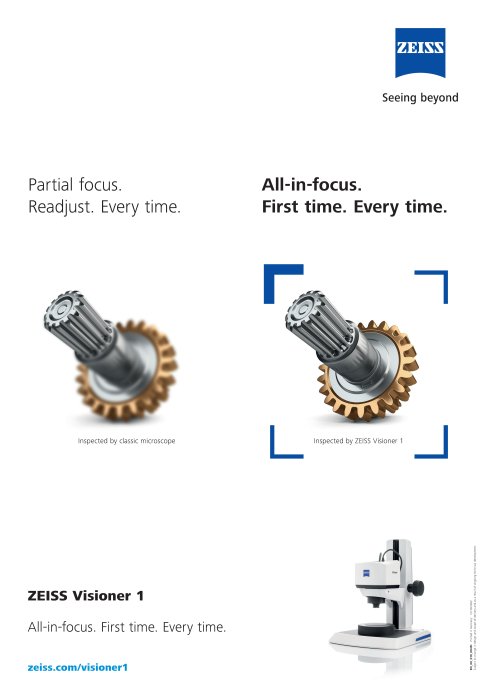 ZEISS Visioner 1 Poster, EN