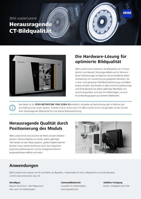 Vorschaubild von ZEISS scatterControl OnePager DE 