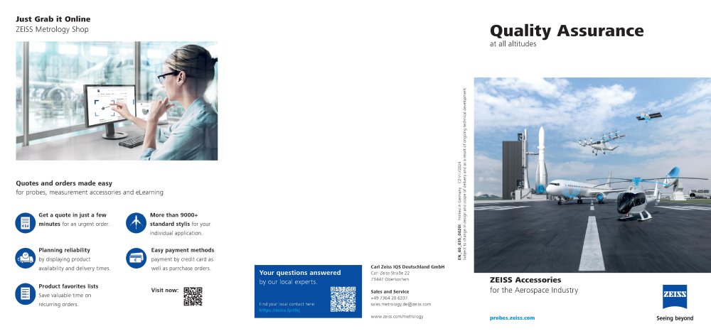 ZEISS Aerospace Accessories Flyer EN