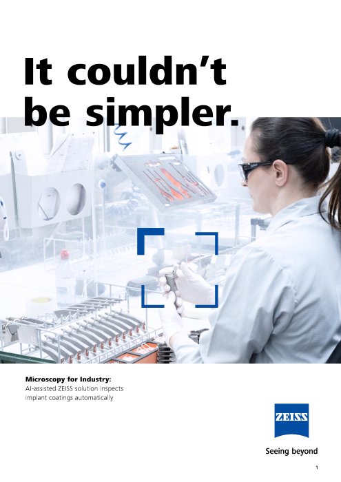 Podgląd pliku ZEISS IQS, Mic and Medical, Success Story, SmithandNephew, EN, PDF
