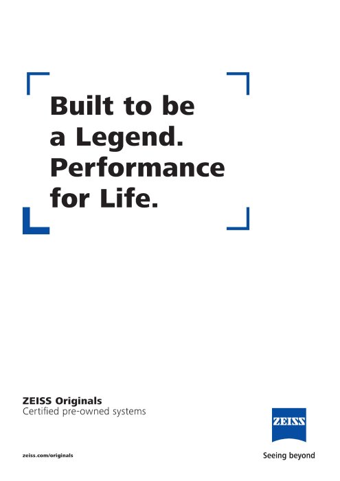 Preview image of ZEISS Originals Flyer, EN