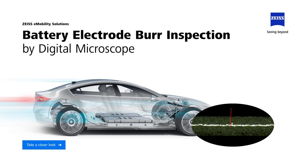 Preview image of Battery Electrode Burr Inspection by Digital Microscope