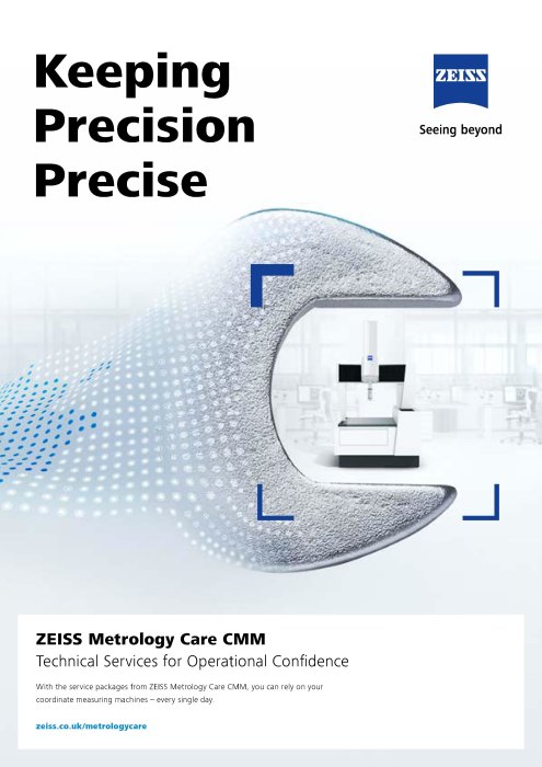 ZEISS Metrology Care Broschuere EN 